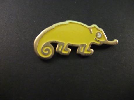 Peugeot ( Cameleon ) logo geel